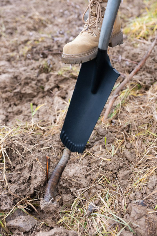 Rýľ Strend Pro Premium RedShark, úzky, drenážny, so sklolaminátovou násadou D 1280 mm 6