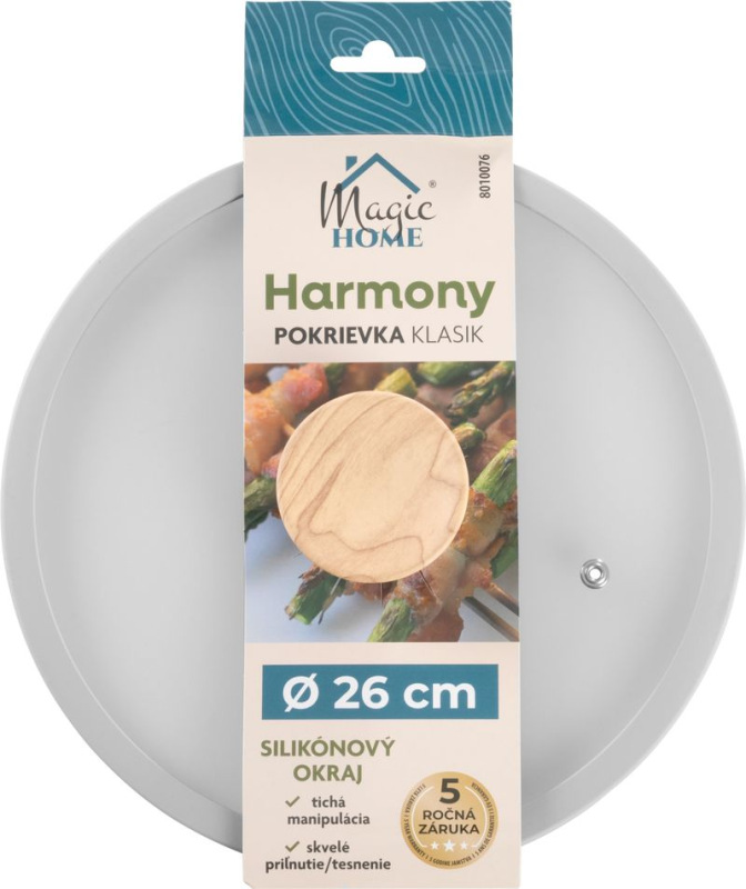 Pokrievka MagicHome Harmony, sklenená, 26 cm 2
