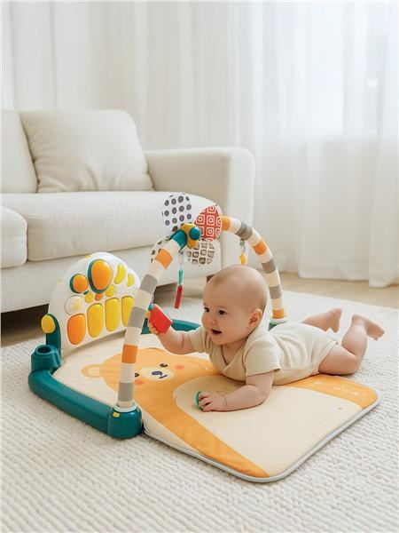 Hudobná interaktívna hracia podložka pre deti Baby Mix 5