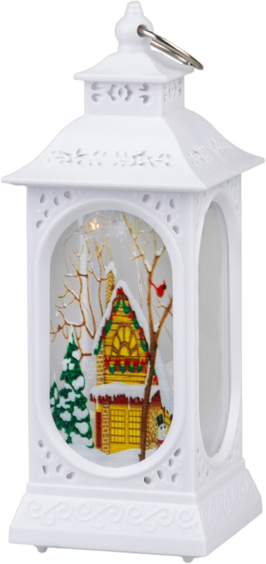 Lampáš MagicHome Vianoce, plast, 5xLED teplá biela, 4.8x4.8x12.8 cm, 3xLR44 1