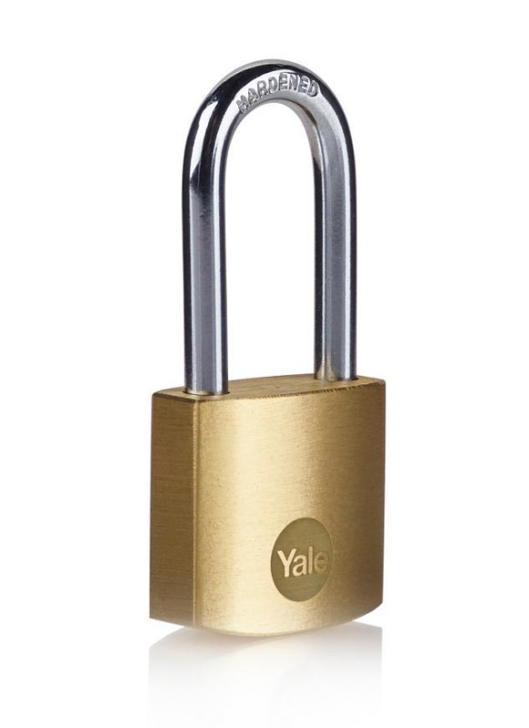Zámok Yale Y110B/40/140/1, Standard Security, visiaci, s dlhým tŕňom, 40 mm, 3 kľúče 1