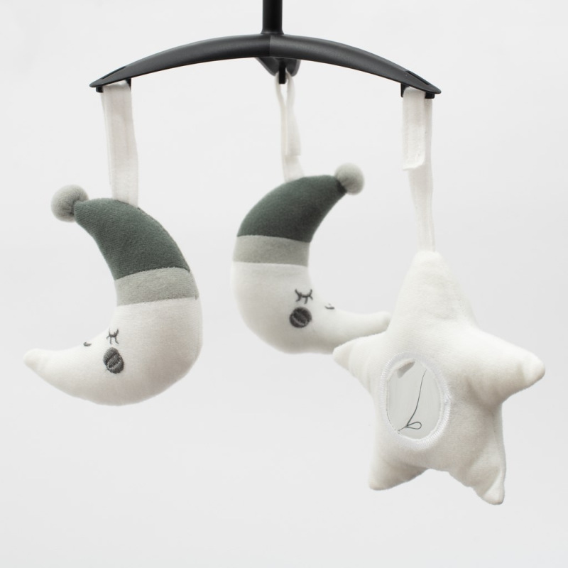 Detské hojdacie lehátko Snuggle NewBaby čierne 1