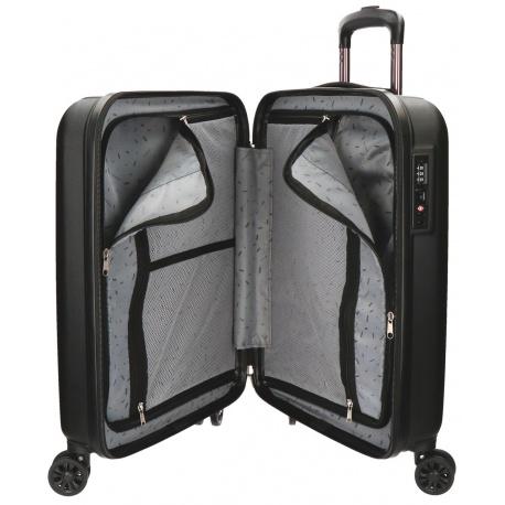 JOUMMA BAGS MOVOM Wood Black, Sada ABS cestovných kufrov, 75cm/65cm/55cm, 5319461