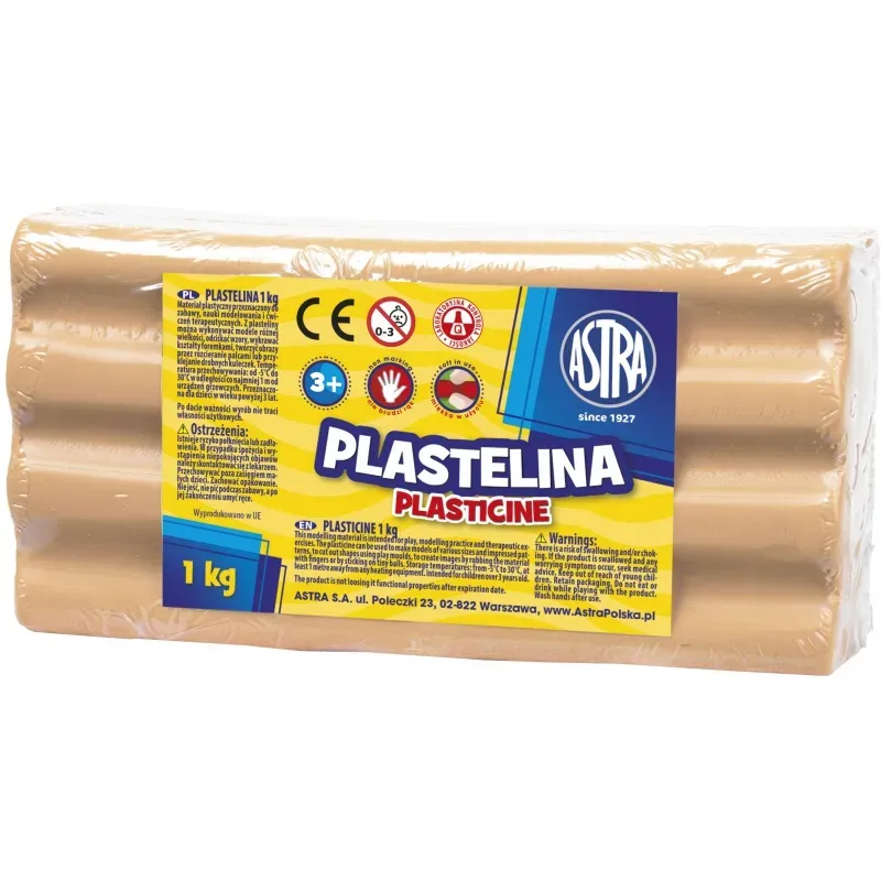 ASTRA Plastelína 1kg Telová, 303111003