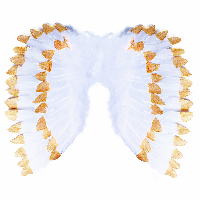 Krídla anjelské s perím zlaté