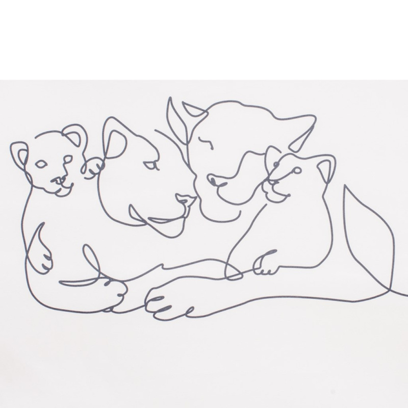 Detská rozkladacia pohovka New Baby Lion Family light grey 2