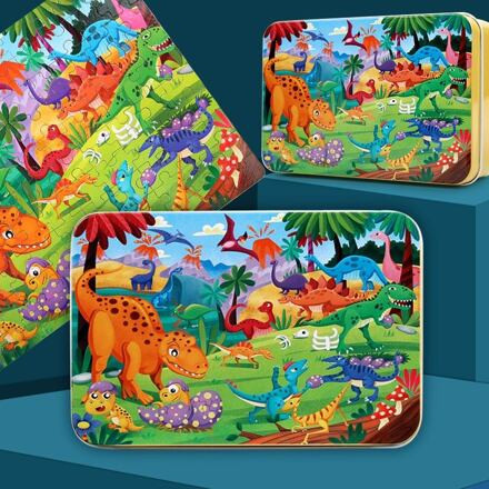 Merco Dinosaurus puzzle 100 dielikov 4