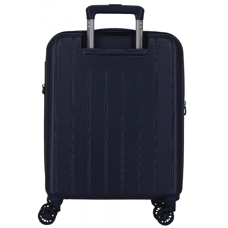 JOUMMA BAGS MOVOM Wood Navy Blue, Škrupinový cestovný kufor, 55x40x20cm, 38L, 5318664