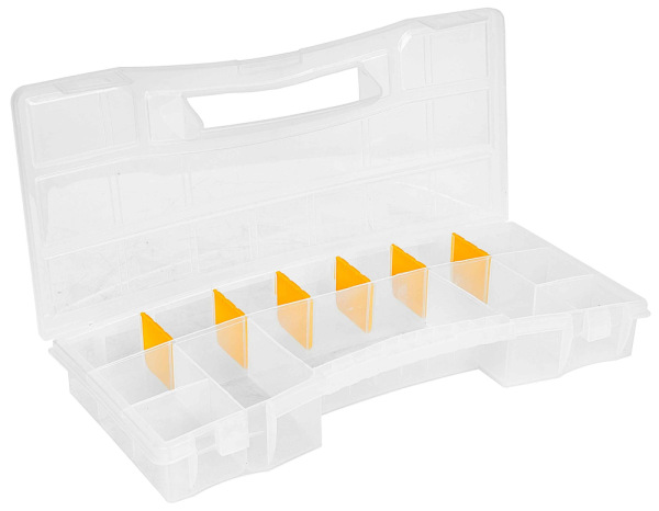Kufor na náradie s kolieskami, 2 boxy, 1 zásuvka, dĺžka 46 x šírka 26 x výška 62 cm 5