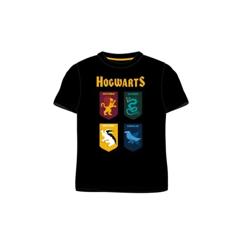 Pánske bavlnené tričko HARRY POTTER Crest - XL (extra large)