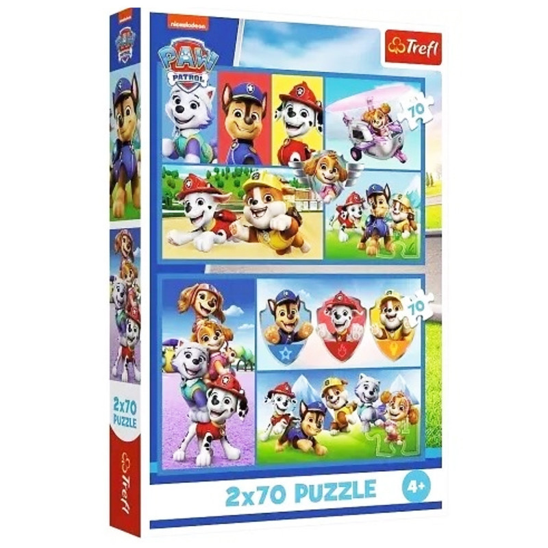 Puzzle Paw Patrol 70 dielikov