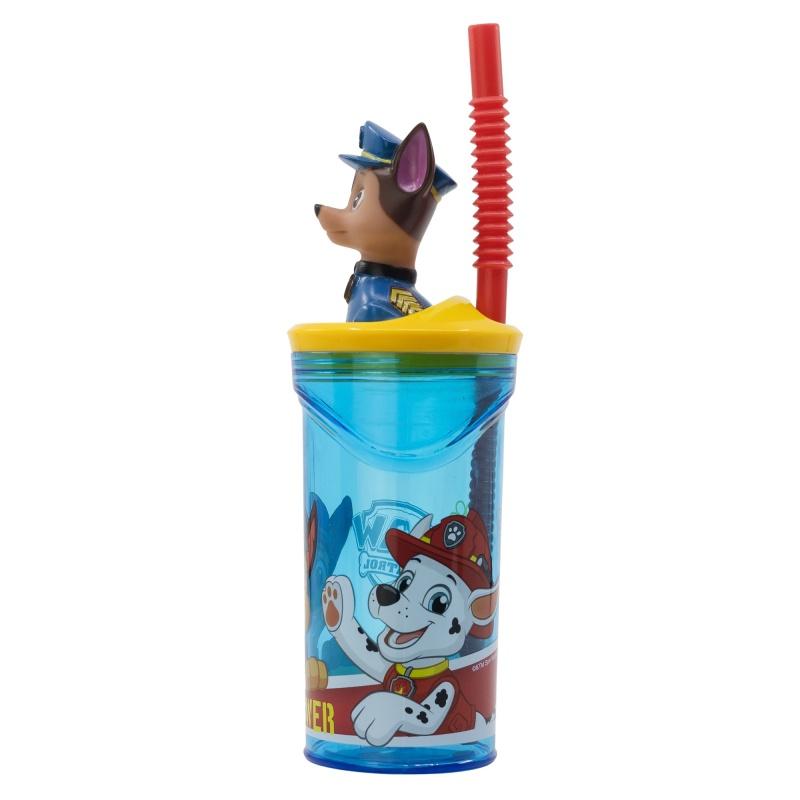 Plastový 3D pohár s figúrkou Paw Patrol, 360ml, 74666