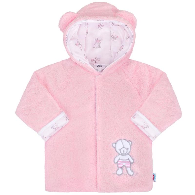 Zimný kabátik New Baby Nice Bear ružový 86 (12-18m)