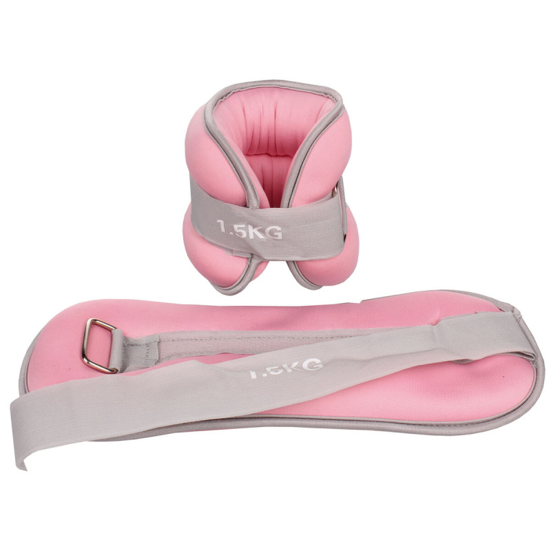 WFS 1500 sada závažie na zápästie a členky ružová