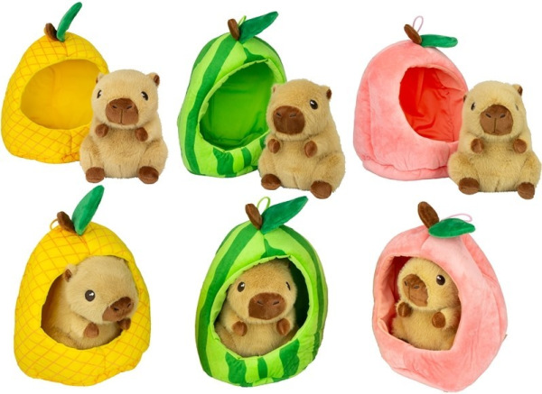 Plyšová Kapybara v ovocí 4