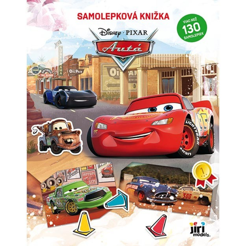 Samolepková knižka Autá Cars