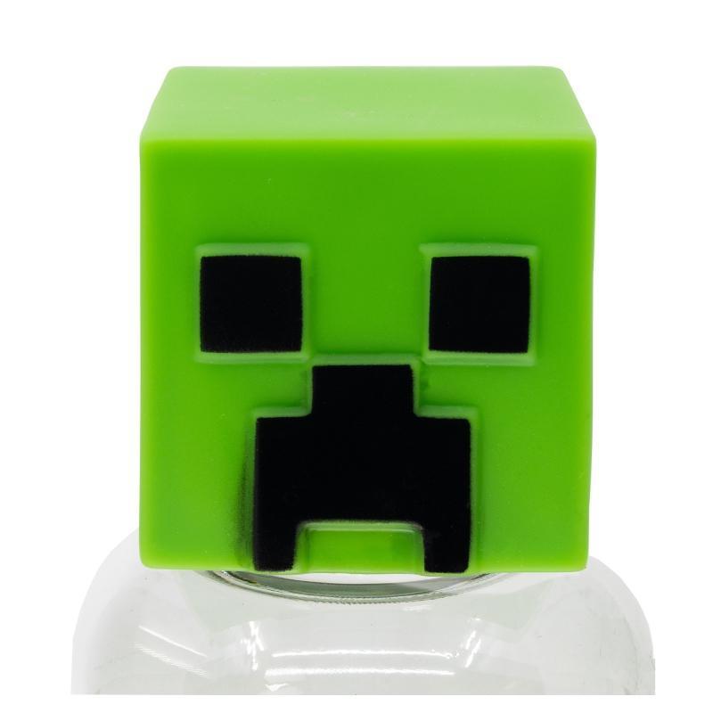 STOR Plastová 3D fľaša MINECRAFT, 560ml, 40413