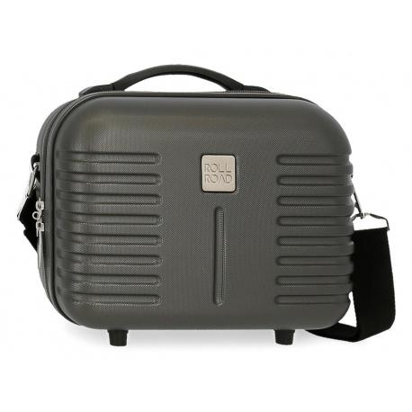 JOUMMA BAGS Movom India Anthracita, ABS Cestovný kozmetický kufrík,21x29x15cm,9L, 5083922