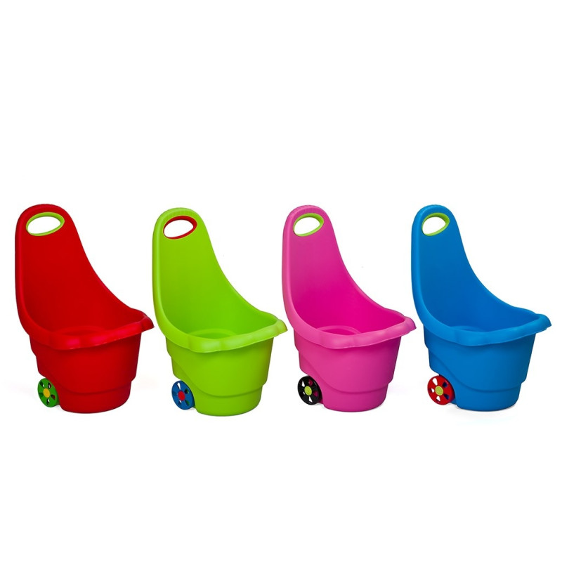 Detský multifunkčný vozík BAYO Sedmokráska 60 cm červený 1