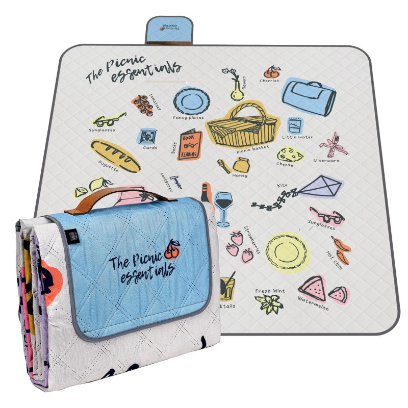Veľká pikniková deka Perletti Travel – Essentials, 200x200cm, 13156