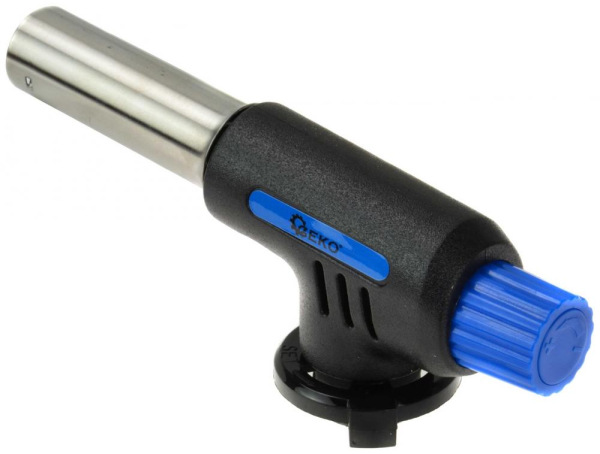 Spájkovacia lampa na plynovú kartušu 225g, piezo zapaľovanie, GEKO 5