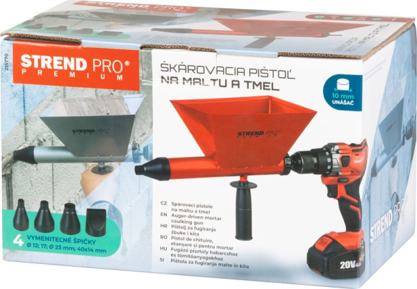 Pištoľ Strend Pro Premium, 3L, na maltu a tmely 1