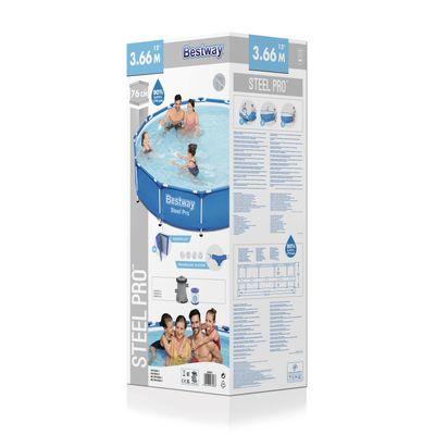 Bazén Bestway® Steel Pro™, 56681, kartušová filtrácia, 366x76 cm