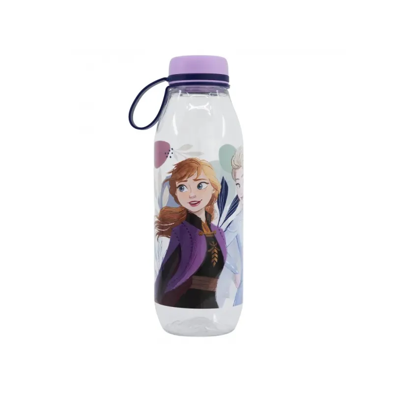 STOR Plastová fľaša so silikónovým pútkom DISNEY FROZEN, 650ml, 74283