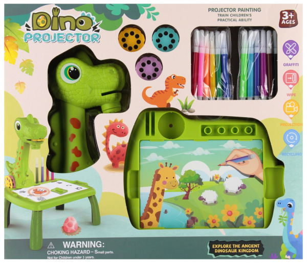 Dino kresliaci projektor s príslušenstvom 4
