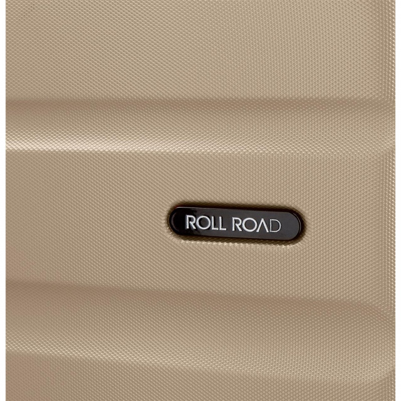 ROLL ROAD Flex Champagne, ABS Cestovný kufor, 55x38x20cm, 35L, 5849169 (small) 6