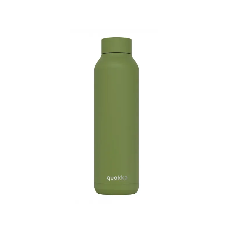 Quokka Solid, Nerezová fľaša / termoska Olive Green, 630ml, 12095