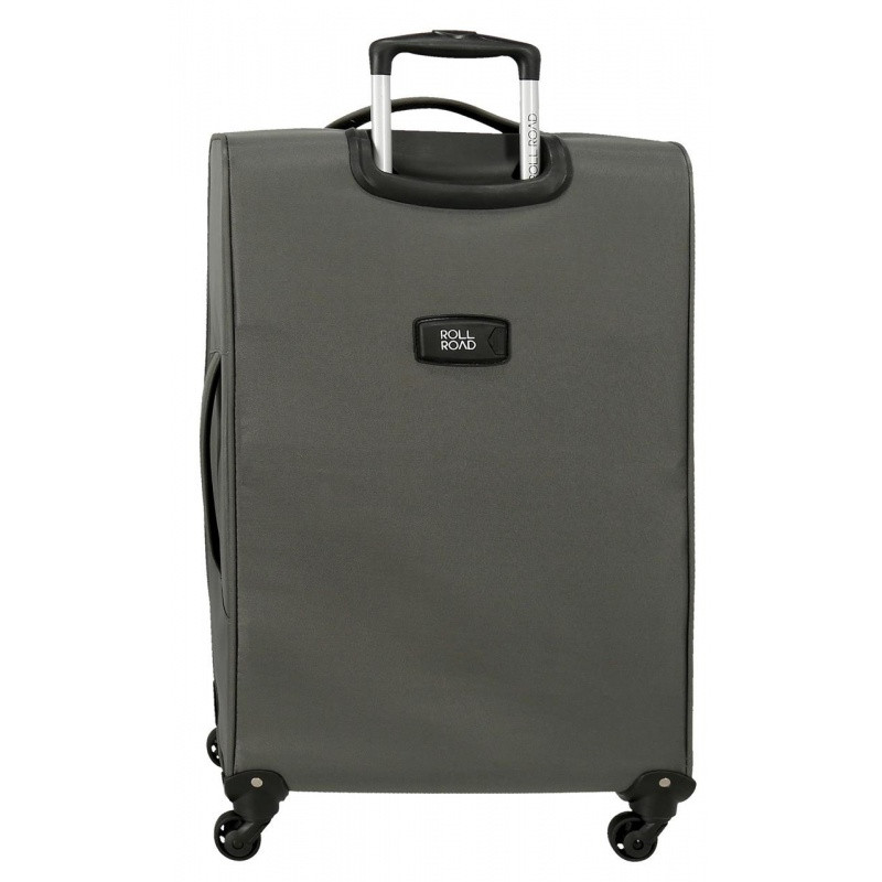 Textilný cestovný kufor ROLL ROAD ROYCE Grey / Sivý, 76x48x29cm, 93L, 5019322 (large) 2