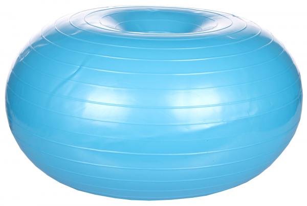 Merco Donut Yoga Ball gymnastická lopta modrá