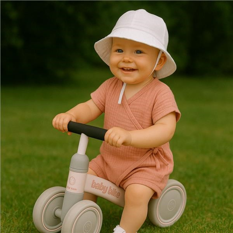 Dojčenský letný mušelínový overal New Baby pink 86 (12-18m) 4