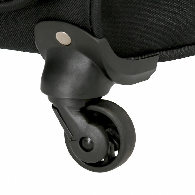 Textilný cestovný kufor ROLL ROAD ROYCE Black / Čierny, 55x40x20cm, 39L, 5019121 (small) 2