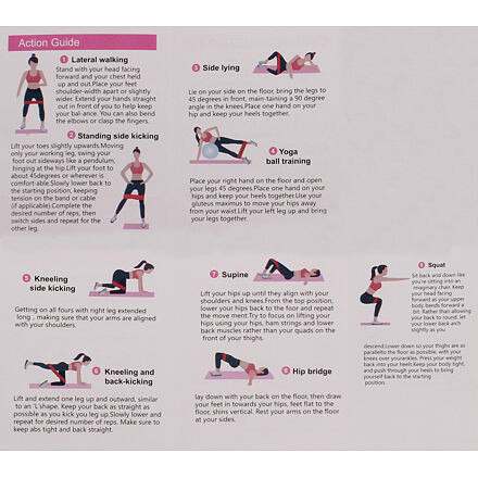 Yoga Hip Circle odporový pás 2