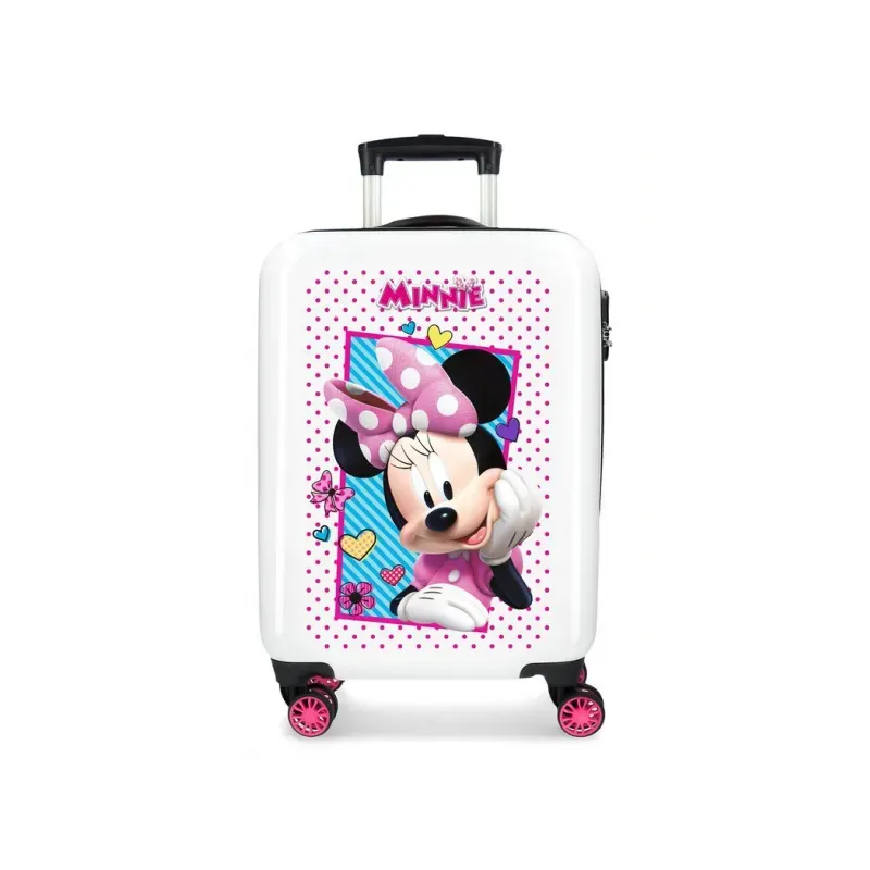 Luxusný detský ABS cestovný kufor MINNIE MOUSE Joy, 55x38x20cm, 34L, 2391462