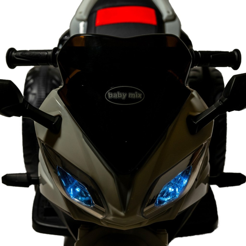 Detská elektrická motorka Baby Mix Rare biela 5