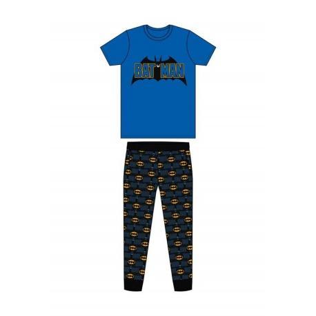 TDP Textiles Pánske bavlnené pyžamo BATMAN Blue - M (medium)