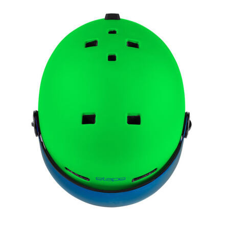Speedy PRO detská lyžiarska prilba zelená matná 3