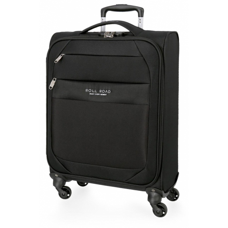 Príručný textilný kufor (small) 55x40x20 cm – Roll Road Royce Black, 39 l, 5019121