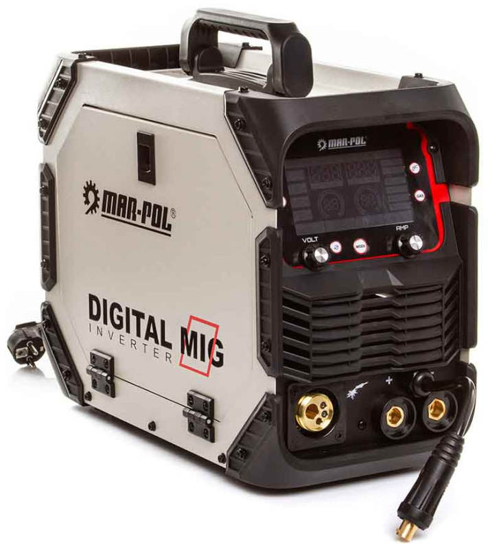 Invertor 200A MIG/MAG (CO2)/MMA/TIG, ALU, SYNERGY, MAR-POL