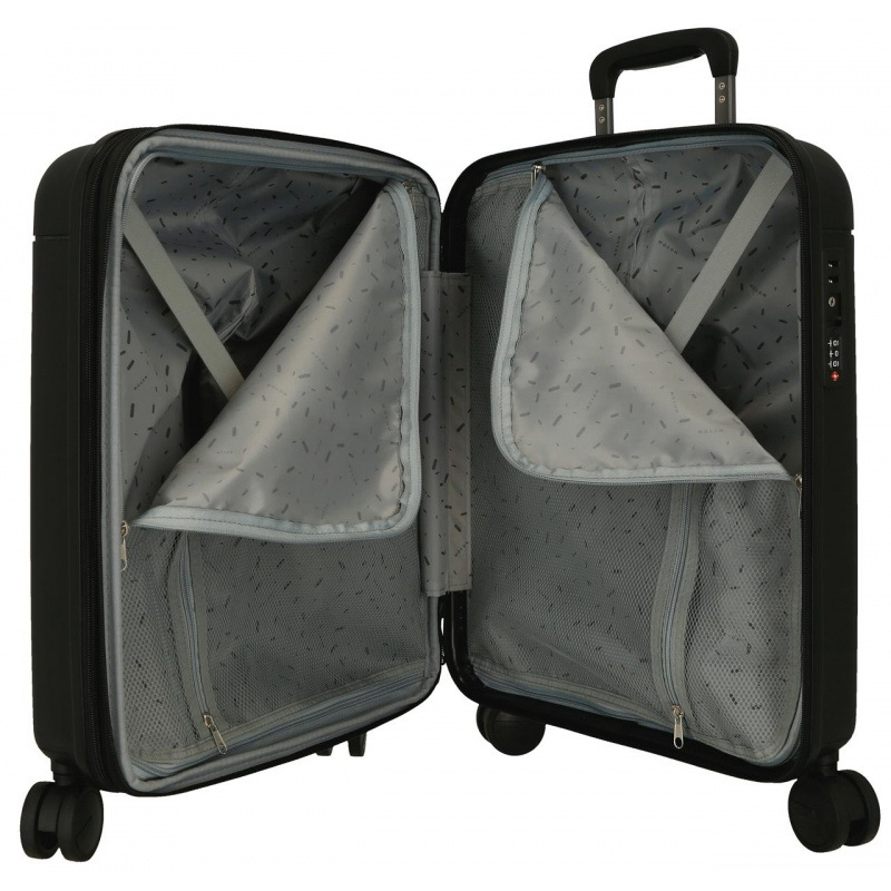 Cestovný kufor Movom New Trendy Black, 55x40x20cm, 44L, 5388621 (small exp.) 4