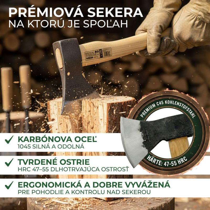 Sekera Strend Pro A613 Sandblaster 600 g, drevená násada 360 mm 3