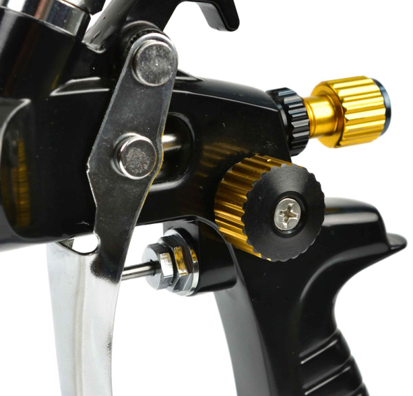 Striekacia pištoľ s technológiou LVLP, horná nádobka 600ml, tryska 2.0 mm, TVARDY 3