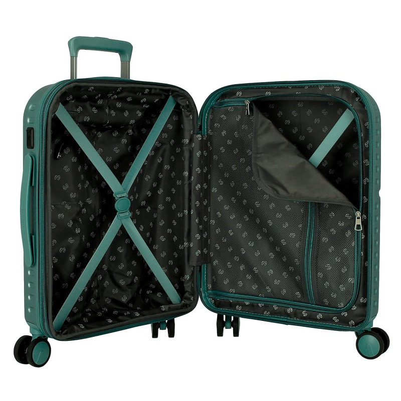 PEPE JEANS Highlight Verde, ABS Cestovný kufor, 55x40x20cm, 37L, 768862B (small exp.) 4