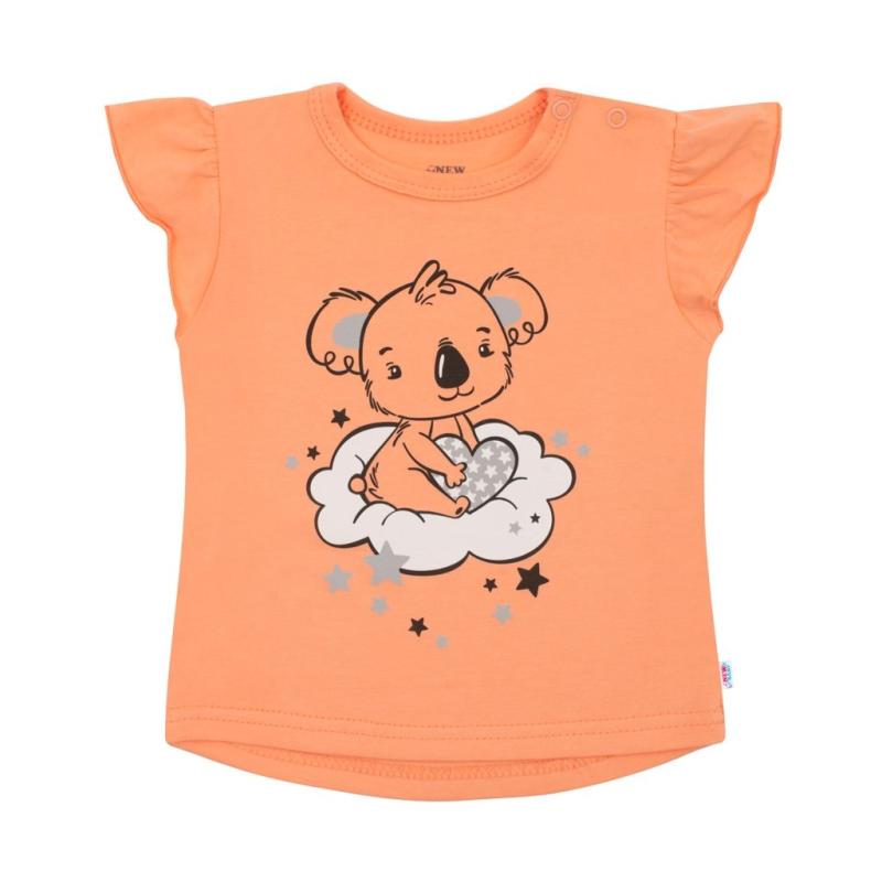 Detské letné pyžamko New Baby Dream lososové 80 (9-12m)
