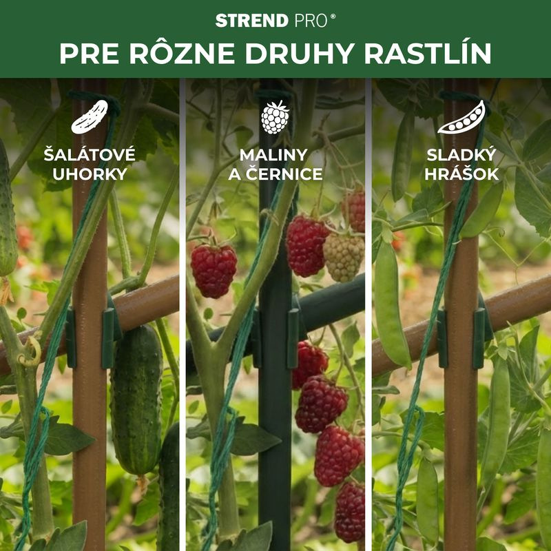 Spojka Strend Pro, plast, konektor na záhradné oporné tyče, 16 mm, bal. 10 ks 3