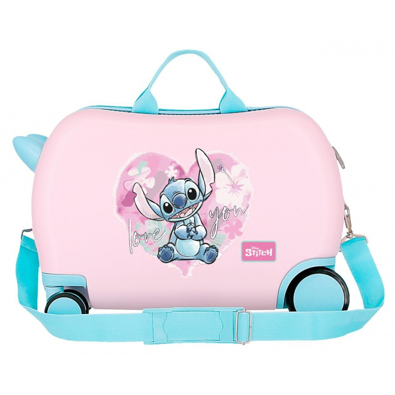 Detský cestovný kufor / odrážadlo Lilo & Stitch Heart, 25L, 4981041 2