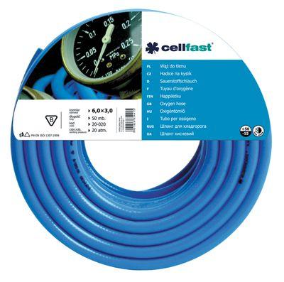 Hadica Cellfast 20-020, Oxygen 6x3 mm, L-50 m